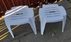 Tuin bijzettafeltjes 2 stuks, Ophalen, Kunststof, Stapelbaar