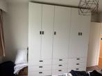 kleerkast wit, Huis en Inrichting, Kasten | Kleerkasten, Ophalen, 200 cm of meer, Zo goed als nieuw, 200 cm of meer