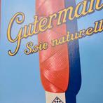 Publicité carton Gutermann - support sérigraphié !, Enlèvement ou Envoi, Utilisé