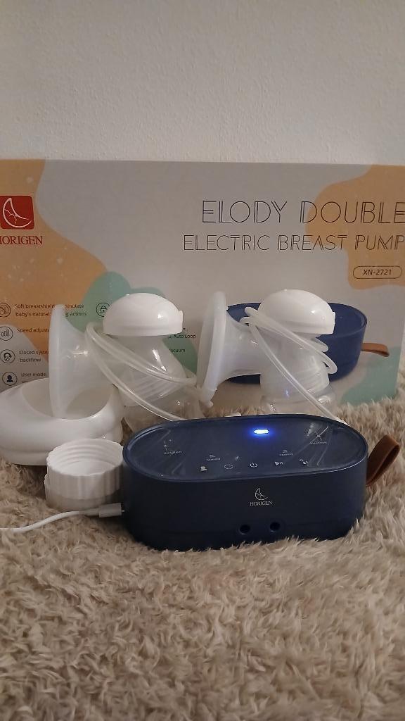 Horigen ELODY dubbelzijdige borstkolf, Kinderen en Baby's, Babyvoeding en Toebehoren, Zo goed als nieuw, Borstkolf, Ophalen of Verzenden