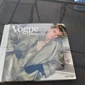 VOGUE PATRONENBOEK VINTAGE WINTER 1986.