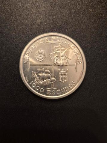  1000 escudos ( in Zilver) beschikbaar voor biedingen