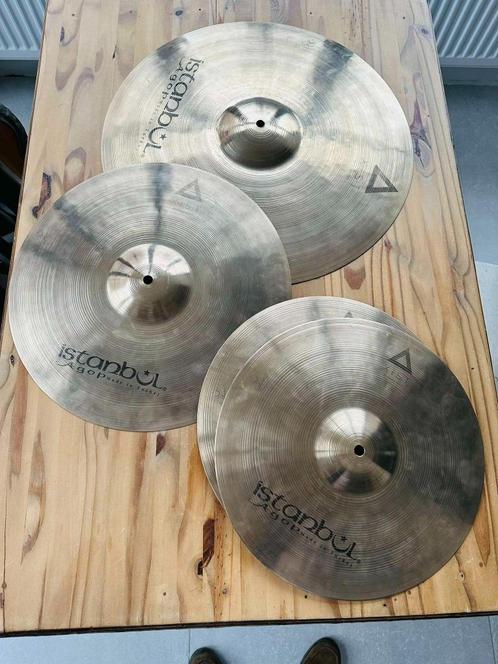 Istanbul Agop Xist Briljante cimbaalset, Muziek en Instrumenten, Drumstellen en Slagwerk, Zo goed als nieuw, Overige merken, Ophalen of Verzenden