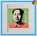 🟢 ANDY WARHOL Mao gesigneerd - met certificaat -, Antiquités & Art, Art | Lithographies & Sérigraphies, Enlèvement ou Envoi