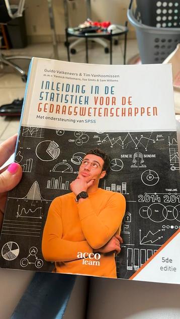 Inleiding in de statistiek voor gedragswetenschappen beschikbaar voor biedingen