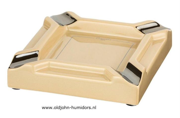 CASETI MERK SIGAAR ASBAK 20 CM CREME KERAMIEK         sab11, Verzamelen, Rookartikelen, Aanstekers en Luciferdoosjes, Nieuw, Asbak