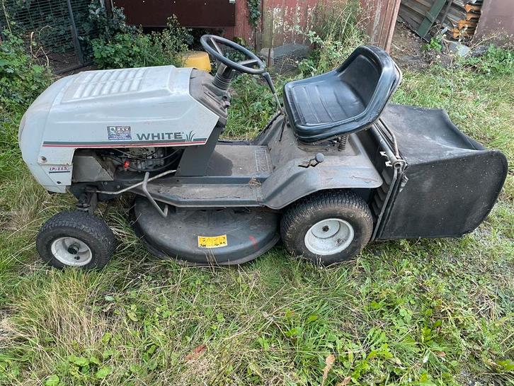 White zitmaaier, Tuin en Terras, Zitmaaiers, Gebruikt, Elektrische starter, Opvangbak, Versnellingen, Ophalen