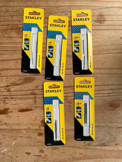 Neuf Mèches Metal Stanley 1-1,5-2-2,5 mm, Doe-het-zelf en Bouw, Gereedschap | Boormachines, Nieuw