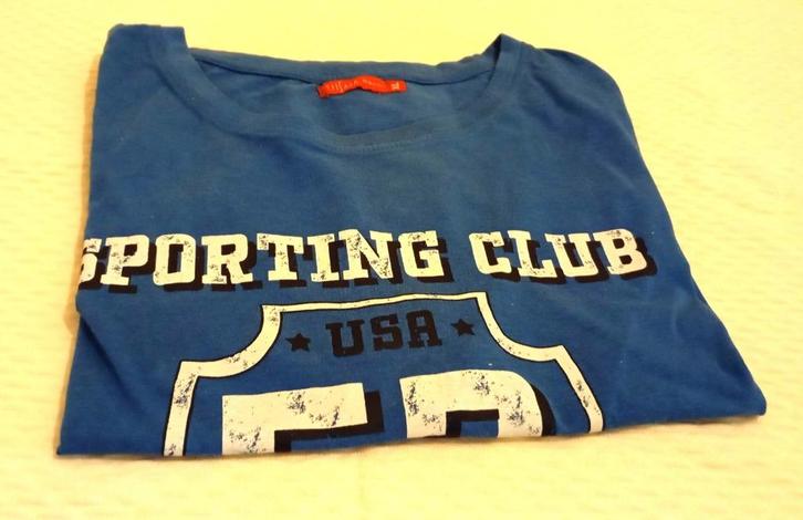 Shirt met korte mouwen Sporting Club 53, Kleding | Heren, T-shirts, Gedragen, Maat 56/58 (XL), Blauw, Verzenden