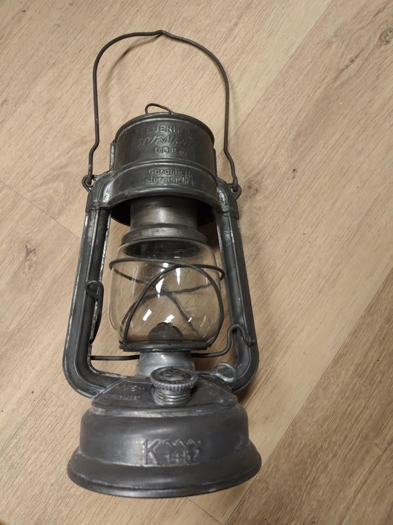 Lampe tempête ancienne FEUERHAND 276 – Made in Germany, Antiek en Kunst, Antiek | Verlichting, Ophalen of Verzenden