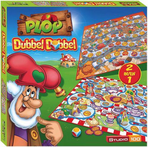 Plop dubbel dobbel (2 spelletjes), Hobby en Vrije tijd, Gezelschapsspellen | Overige, Zo goed als nieuw, Ophalen