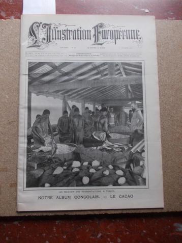 CONGO CACAO ANVERS GARE DE DAM 1907