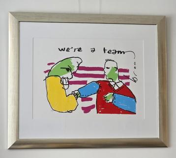 Herman Brood - We're a Team - Handgesigneerd - E.A beschikbaar voor biedingen