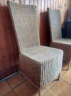 6 huiskamer stoelen rotan, Huis en Inrichting, Stoelen, Ophalen, Gebruikt