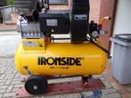 Compressor Ironside, Doe-het-zelf en Bouw, 25 tot 100 liter, Ophalen, Gebruikt, 6 tot 10 bar