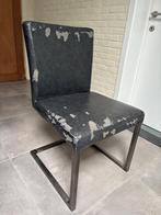 6 chaises robustes, Enlèvement, Utilisé, Noir, Cuir