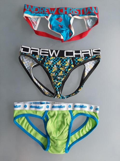 3 Heren  sexy Jockstraps, Kleding | Heren, Ondergoed, Slip, Blauw, Ophalen of Verzenden