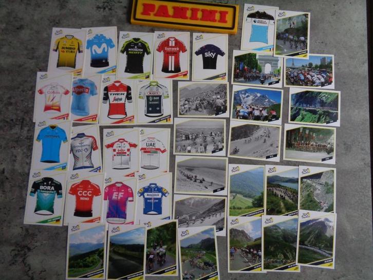PANINI  KAARTEN !!!  WIELRENNEN TOUR DE FRANCE 2020, Hobby en Vrije tijd, Stickers en Plaatjes, Verzenden