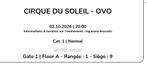 2 places de spectacles cirque du soleil, Tickets & Billets, Deux personnes, Autres, Autres types