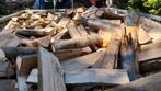 Vers fijngekliefd eiken hout.Levering gratis midden Limburg, Tuin en Terras, Brandhout, 3 tot 6 m³, Verzenden, Eikenhout, Blokken