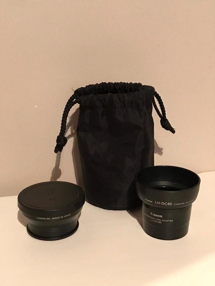 Canon WC-DC58A convertisseur grand-angle 0,75 + adaptateur, TV, Hi-fi & Vidéo, Appareils photo numériques, Comme neuf, Compact