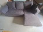 Zetel in stof - antracietgrijs, Huis en Inrichting, Zetels | Zetels, Ophalen, Gebruikt, 125 tot 150 cm, 150 tot 200 cm