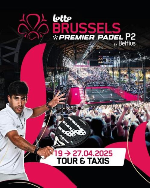 Brussels premier padel P2 vrijdag 25/04 DAY ADULT, Tickets en Kaartjes, Sport | Overige, Twee personen, April