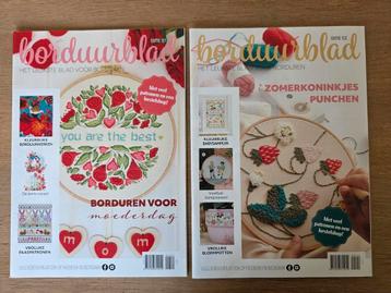 Magazine Borduurblad NIEUW nrs 121 en 122 beschikbaar voor biedingen