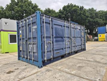 20ft openside opslag / chemiecontainer met opvangbak beschikbaar voor biedingen