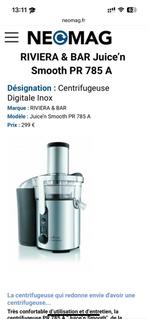 Centrifugeuse Riviera & Bar PR785A - Neuve, jamais utilisée, Ophalen, Zo goed als nieuw