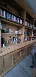 Grote boekenkast teak, Huis en Inrichting, Ophalen, Gebruikt, Met deur(en), 200 cm of meer