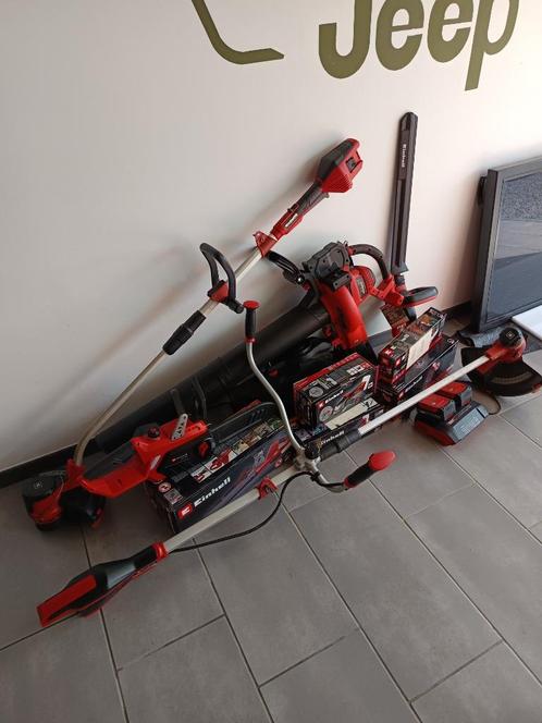 Set van 10 elektrische gereedschappen, Tuin en Terras, Bosmaaiers, Nieuw, Accu, Ophalen