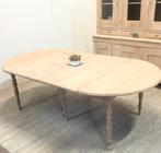 Prachtige Aerogummed-tafel met 2 grote verlengstukken, Ophalen, Zo goed als nieuw