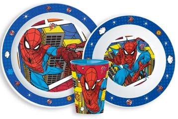 Spiderman Kinderservies met Mok of Beker - Magnetron