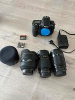Nikkon D700 full-frame + 3 lenzen AF Nikkor & Sigma, Audio, Tv en Foto, Fotocamera's Digitaal, Ophalen of Verzenden, Zo goed als nieuw