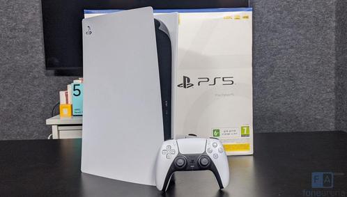 PS5 Disk Versie + Games & Accessoires, Games en Spelcomputers, Games | Sony PlayStation 5, Zo goed als nieuw, Ophalen