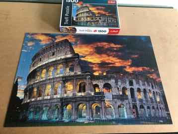Puzzel Colosseum 1500 stukjes - compleet! beschikbaar voor biedingen