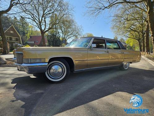 Cadillac Fleetwood Vrougham  7.7 V8 LPG AUT 375 PK 1970 Goud, Auto's, Cadillac, Bedrijf, Overige modellen, Airconditioning, Elektrische ramen