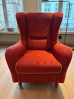 1-persoons zetel in Brugs rood, Huis en Inrichting, Ophalen, Minder dan 75 cm, Zo goed als nieuw, Klassiek Engels