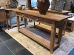 stoere oude sidetable, Teakhout, Nieuw, Ophalen of Verzenden, Landelijk
