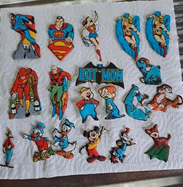 19 foam figuurtjes DC COMIC MARVEL 1983 beschikbaar voor biedingen