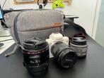 Canon M50 Mark II + Prime & lenzen, Audio, Tv en Foto, Fotocamera's Digitaal, Ophalen, Gebruikt, Canon, Compact