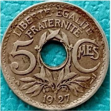 Frankrijk  zeldzame 5 centimes beschikbaar voor biedingen