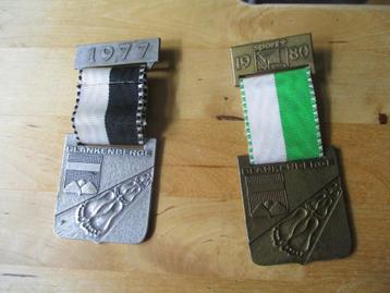 Part. Verk. 2 stuks   1977--'80   MEDAILLES BLANKENBERGE beschikbaar voor biedingen