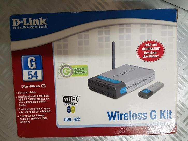 Router sans fil et adaptateur USB sans fil D-link, Computers en Software, Netwerk switches, Gebruikt, Ophalen of Verzenden