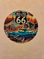 VINTAGE ROUTE 66 METALEN PLAAT, Ophalen, Nieuw