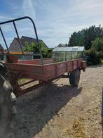 Wagen, hark, meststoffenstrooier, Ophalen