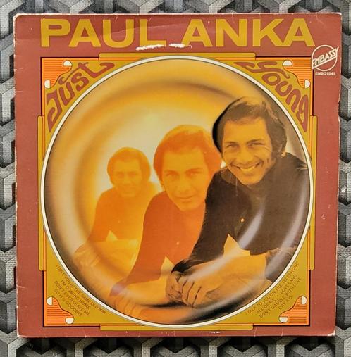 LP de Paul Anka  Just young de 1977, CD & DVD, Vinyles | Pop, Utilisé, 1960 à 1980, Enlèvement ou Envoi