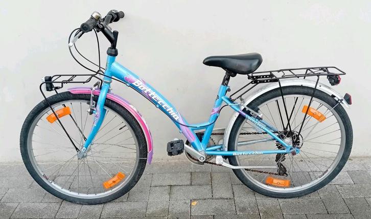 Meisjesfiets kinderfiets Bottecchia 24inch 6speed 🚴‍♂️, Fietsen en Brommers, Fietsen | Meisjes, Gebruikt, 24 inch, Handrem, Versnellingen