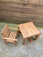 Authentieke kinderstoel en -tafel, Kinderen en Baby's, Ophalen, Gebruikt